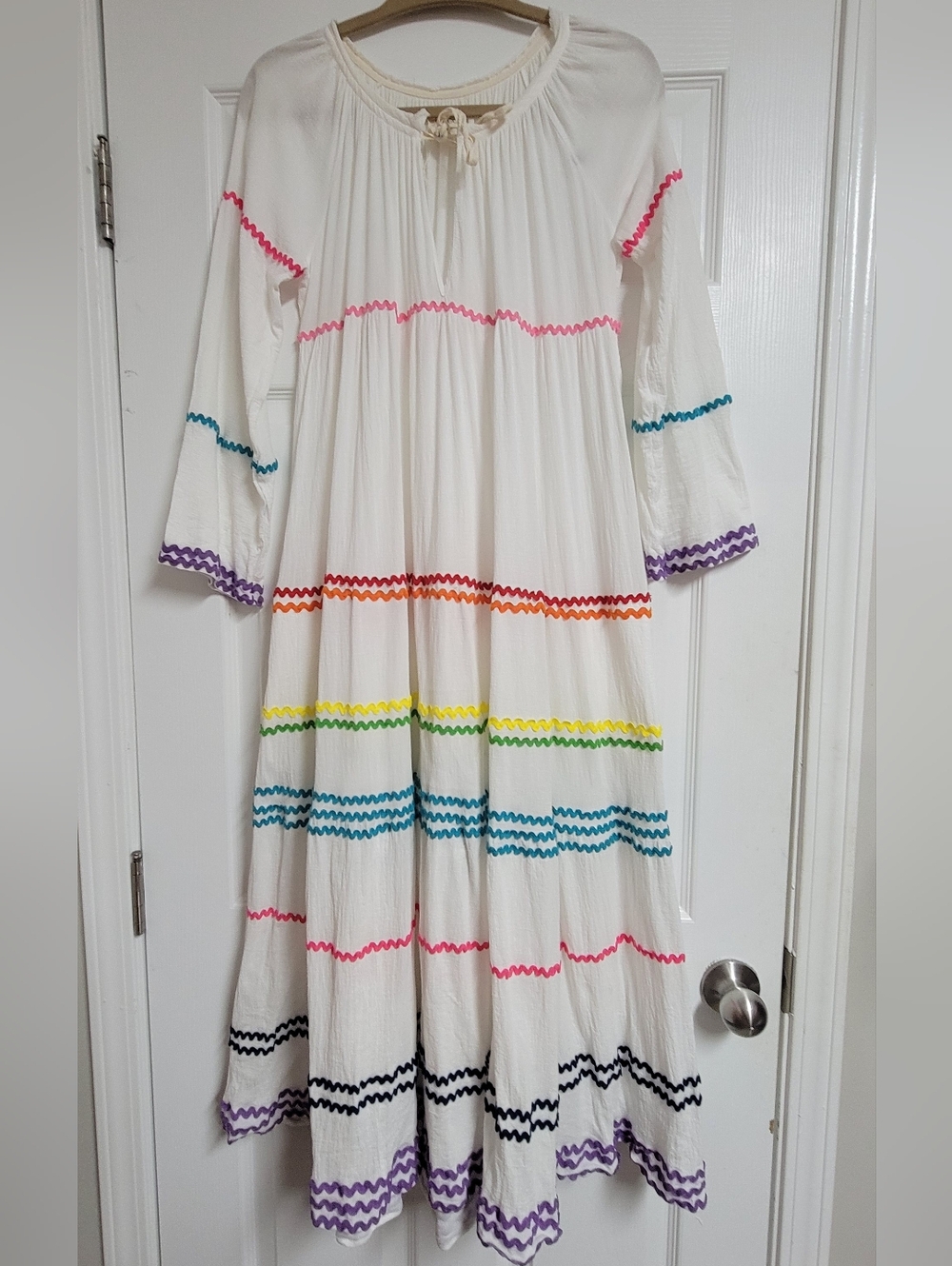 9Seed Majorca Long Sleeve Maxi Dress Cover 1/Small.